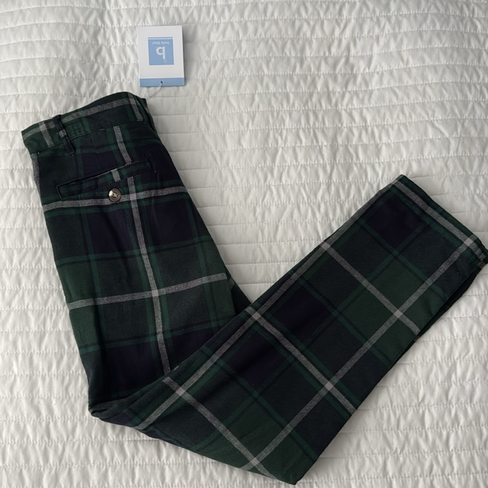 NWT! Bella Bliss Monroe Plaid Boy’s Trousers - Picture 3 of 4